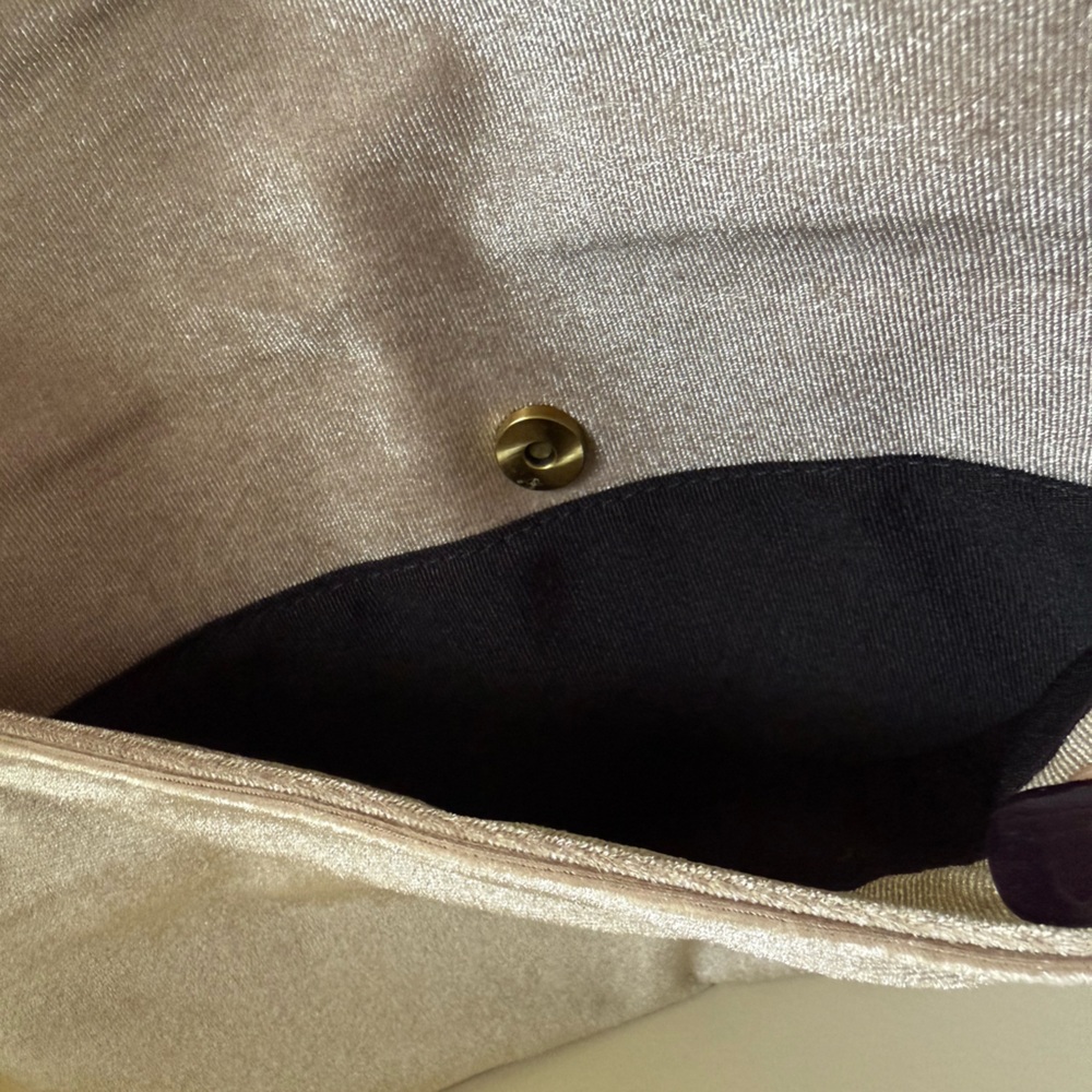 NWT | ANTHROPOLOGIE Augustina Foldover Velvet Large Clutch Travel Tech Pouch - Picture 5 of 11
